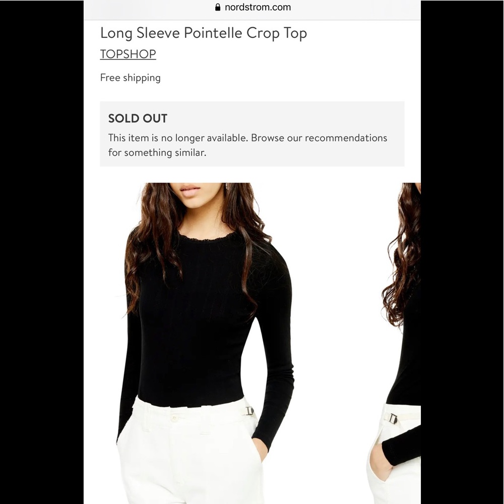 Topshop black shirt